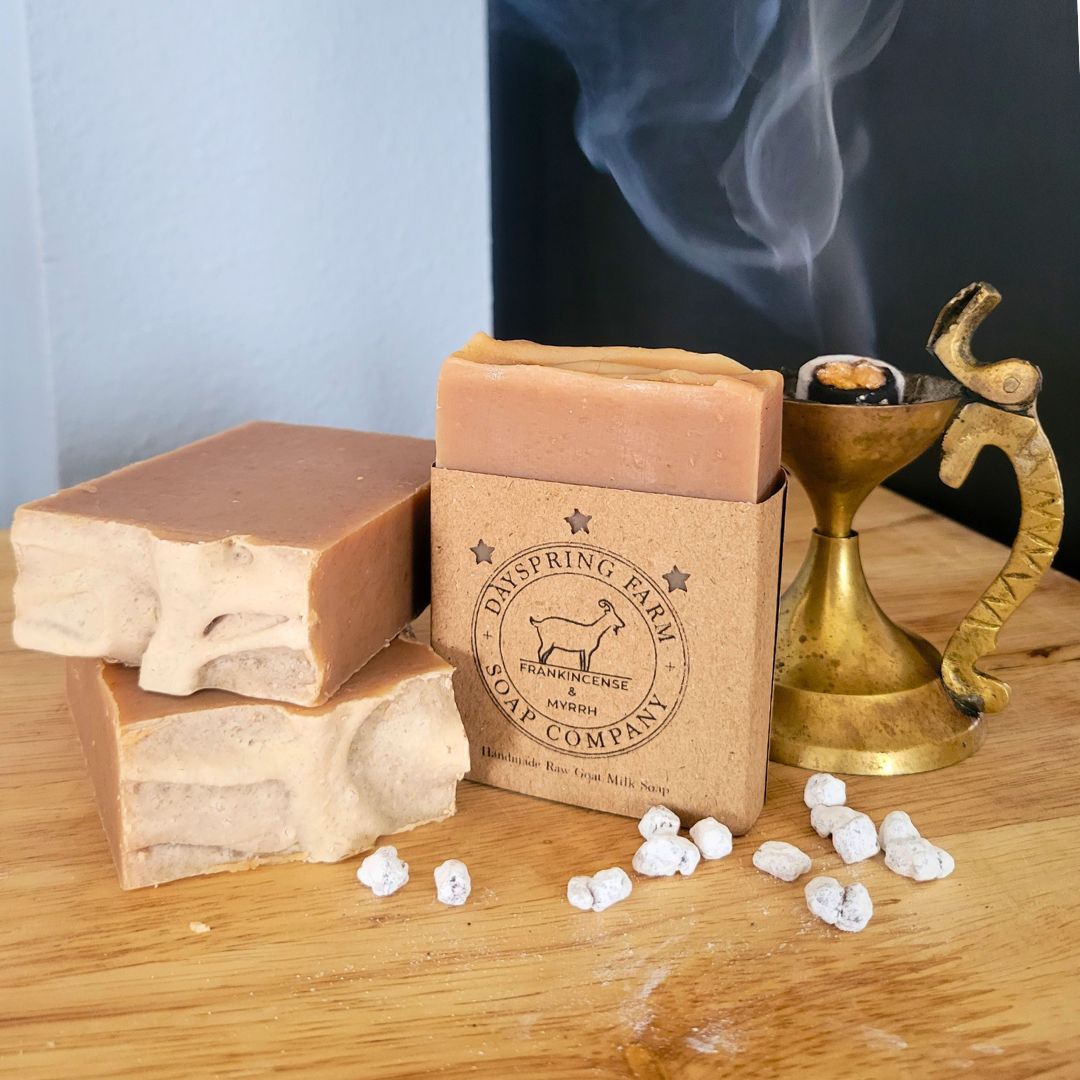 Goat's Milk Soap – Frankincense & Myrrh – Serenity Goats