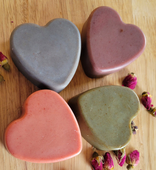 Scented Goat Milk Soap Hearts