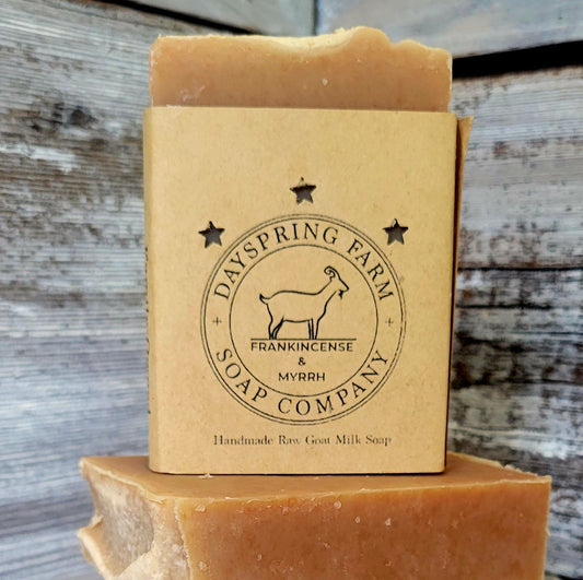 "Frankincense and Myrrh" Artisan Goat Milk Soap