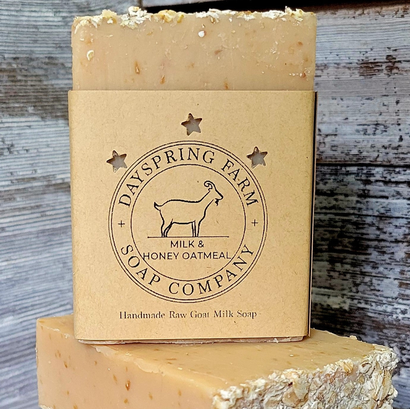 "Honey Oatmeal" - Artisan Goat Milk Soap (Free of Coconut Oil)